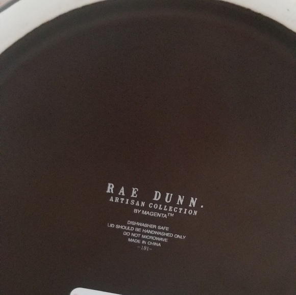 Rae Dunn HTF "Boo" Large Chubby Black Halloween Ceramic Canister - Picture 5 of 5